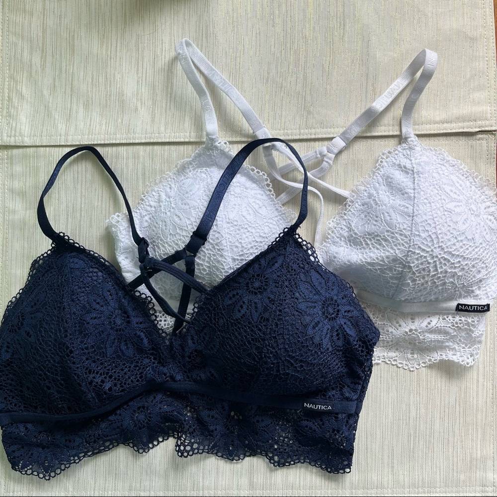 Set of 2 Nautica Bralettes Size L